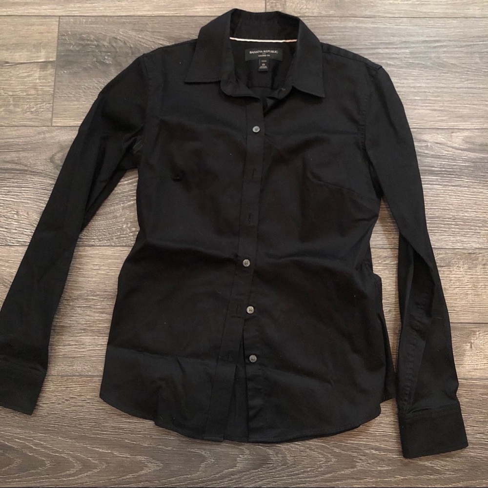 Banana republic women’s dress shirt size 0